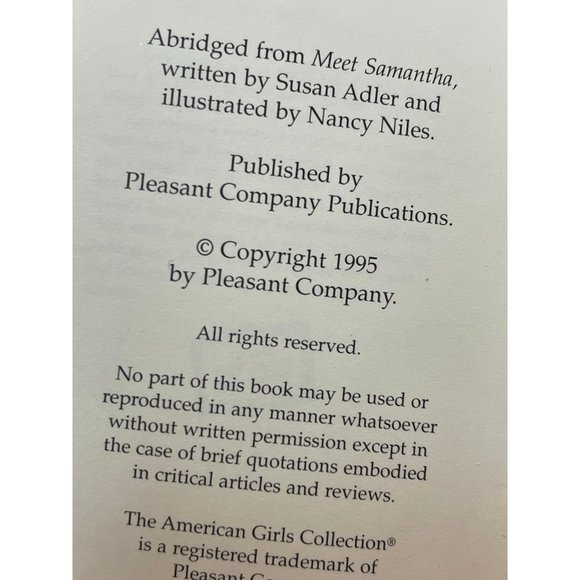 American Girl Mini Samantha VTG 1995 - Picture 7 of 8